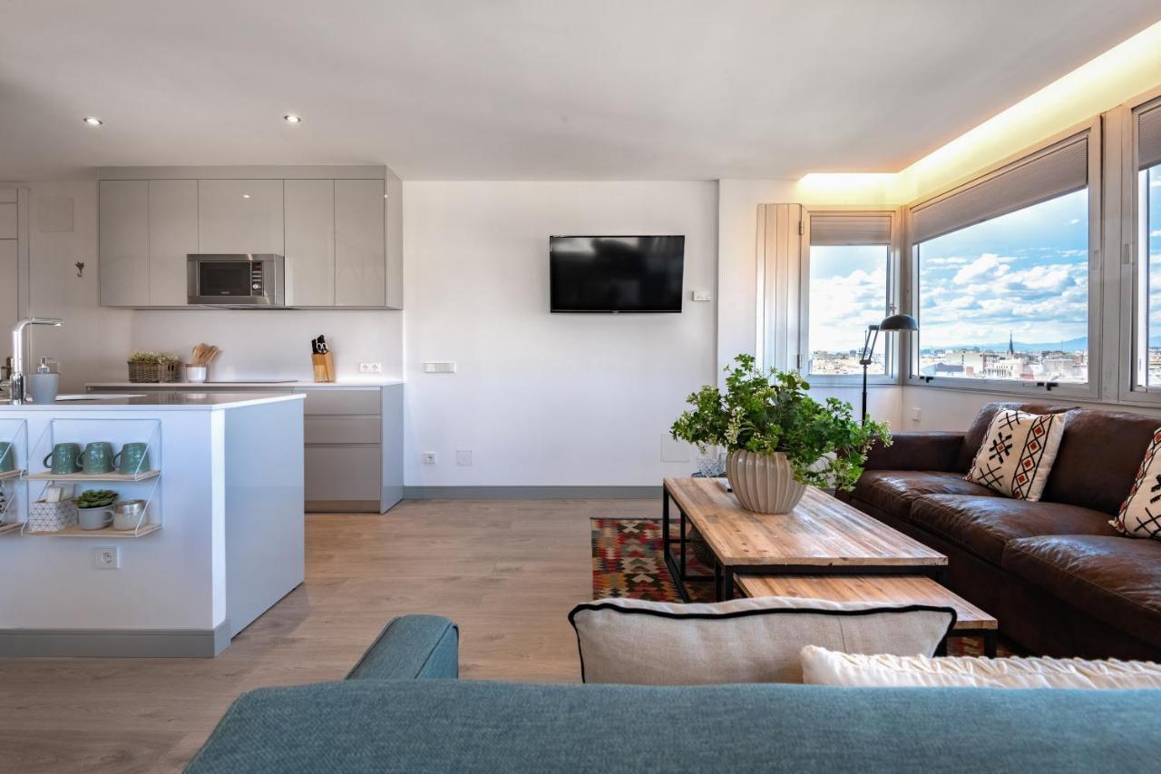 2 Bedrooms 1 Bathroom Furnished - Justicia - Incredible Views - Mintystay Мадрид Экстерьер фото